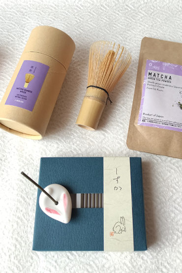 Matcha, Bamboo Whisk and Incense Gift Box