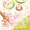 Tenugui Towel Chusen Dye Harukaze no Ohanami 1
