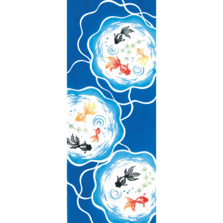 Tenugui Towel Chusen Dye Kingyobachi