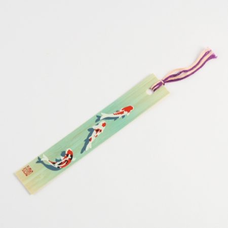 Bamboo bookmark Nishikigoi