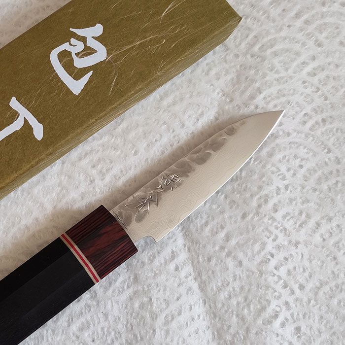 Japanese Kitchen Knife Paring, Hammered VG10