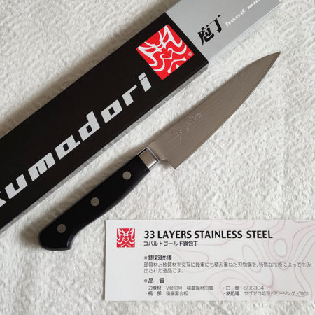 Japanese-Kitchen-Knife-Petty-Kumadori V10-33-layers