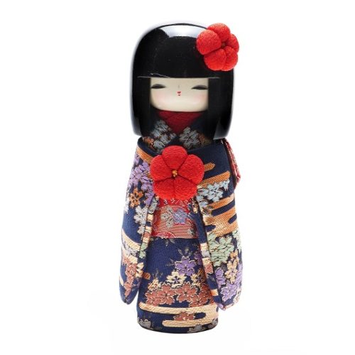 Japanese Kokeshi Doll Kyo Bijin Kinran