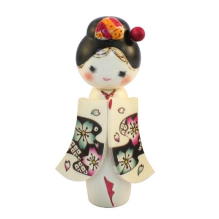 Japanese Kokeshi Doll Sakura Komachi