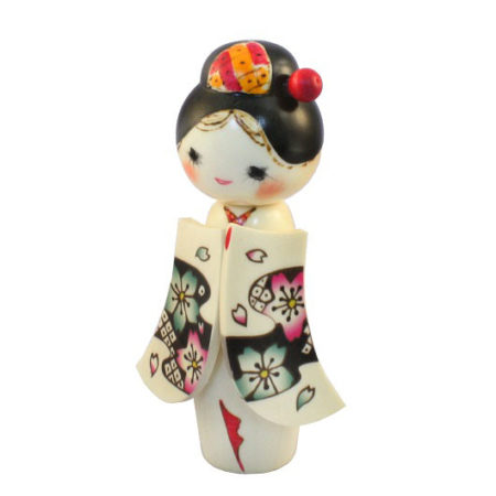 Japanese Kokeshi Doll Sakura Komachi