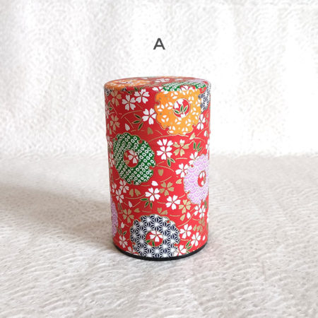 Japanese-Tea-tin-(medium)-Red-Sakura-A1