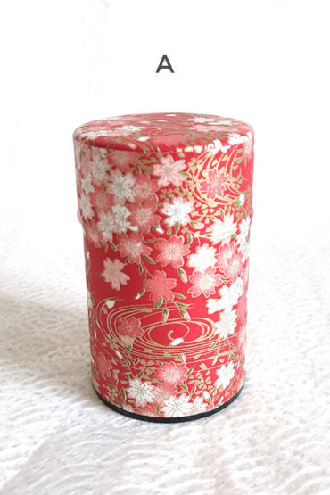 Japanese-Tea-tin-(medium)-akairo-Sakura-A1