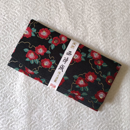 Kimono-Wallet-(long)-Black-Tsubaki