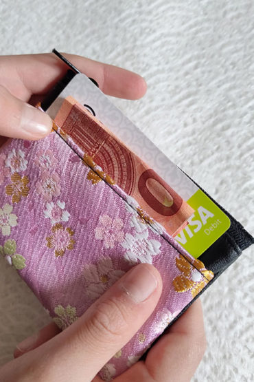 Kimono-wallet-(small)-with-Zip-Purple-Sakura-2