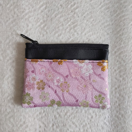 Kimono-wallet-(small)-with-Zip-Purple-Sakura-2