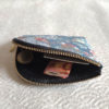 Kimono-wallet-with-L-shape-Zip-Blue-Sakura