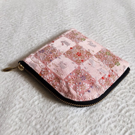 Kimono-wallet-with-L-shape-Zip-Pink-bunnies