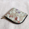 Kimono-wallet-with-L-shape-Zip-green-Sakura