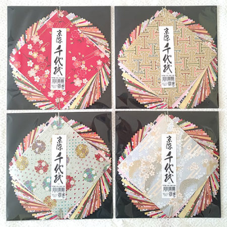 Premium Kyoto Chiyogami (medium) 16 papers 12cm