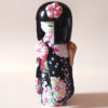 Japanese wooden doll wearing traditional kimono – Kyo Bijin Creative Kokeshi. j-okini.com in Malta