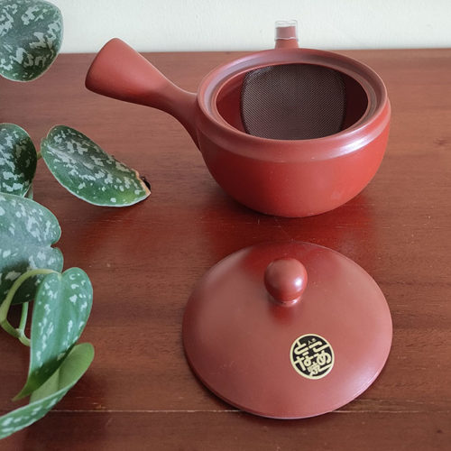 Tokoname-Red-Clay-Kyusu-teapot-Hitomizu-1