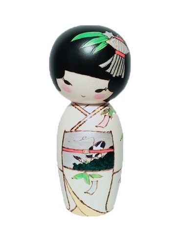 Japanese Kokeshi doll Tanabata 1