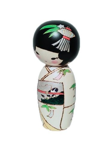 Japanese Kokeshi doll Tanabata 2