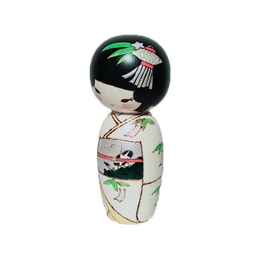 Japanese Kokeshi doll Tanabata 2