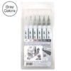 Kuretake ZIG Clean Color Real Brush Cool Gray 6-color set