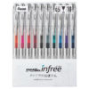 Pentel-EnerGel-Infree-0.5mm-Ballpoint-Pen-10-color-set-2