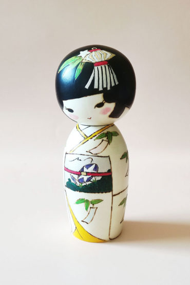 Japanese Kokeshi doll Tanabata