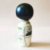 Limited edition modern creative Kokeshi handcrafted by artist Oki Izumi