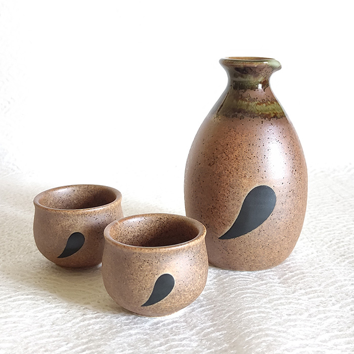Japanese Sake set Tanuki 250ml jokini Products from Japan