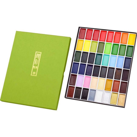 Kuretake-Gansai-Tambi-Watercolour-set-48-colours