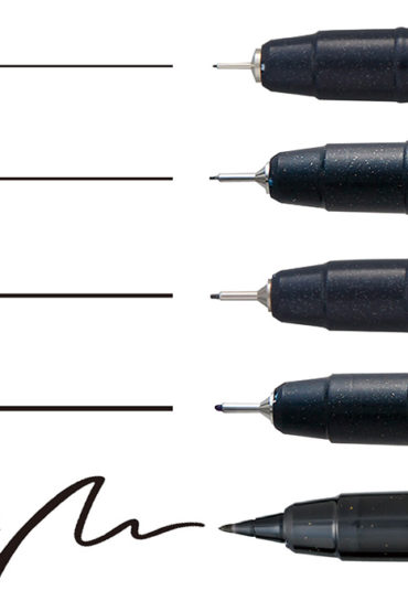 ZIG-Cartoonist-MANGAKA-Black-5pcs-Set-3