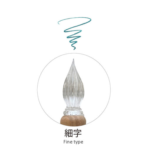 Handmade-Glass-Pen-with-Sakura-Wood-Handle-2