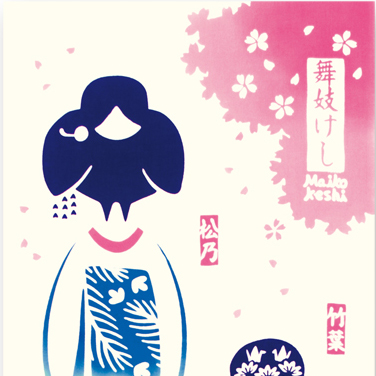 Tenugui-towel-chusen-dye-Maiko-Kokeshi-j-okini-malta