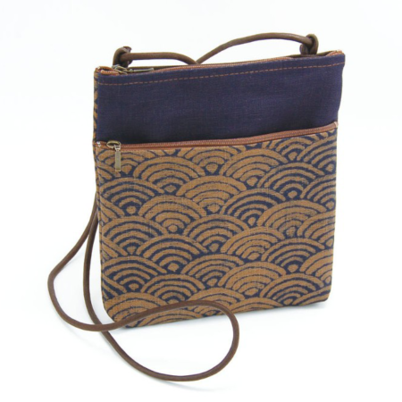 Kakishibu Cross body bag Seigaiha