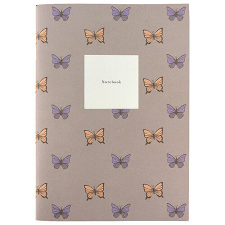 Double Face Notebook A5 Butterflies