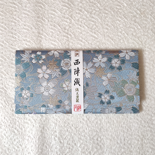 kimono wallet long nishijin textile japan j-okini malta