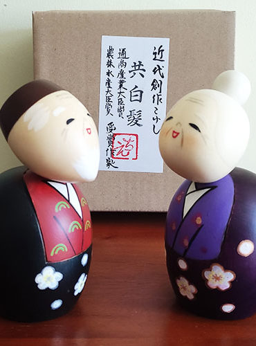 Japanese Kokeshi doll figurines j-okini Malta