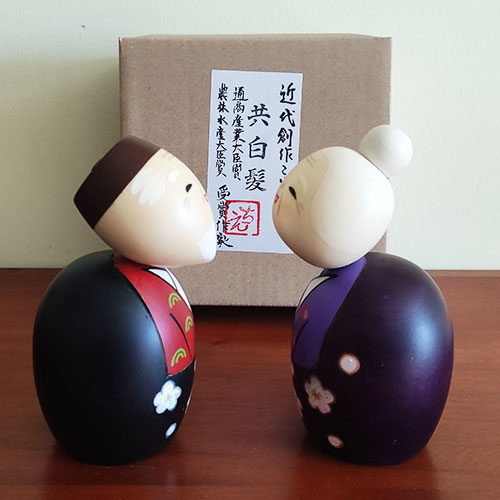 Japanese Kokeshi doll figurines j-okini Malta