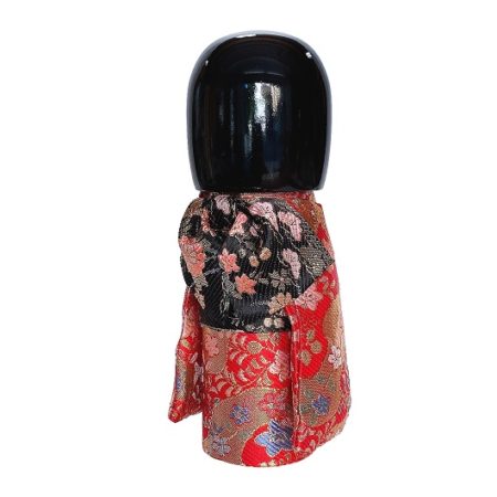 Japanese kokeshi doll Kyobijin Kinran Aka