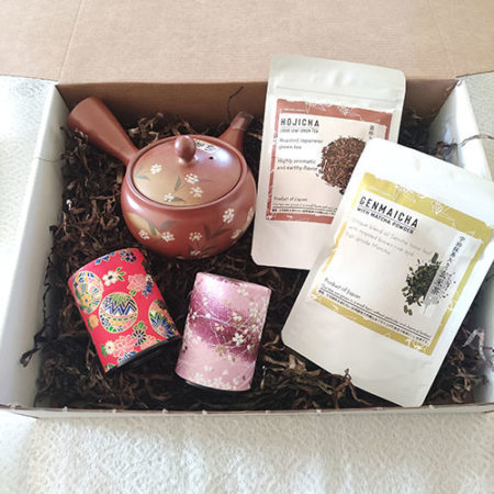 Japanese loose tea gift box-kasumi