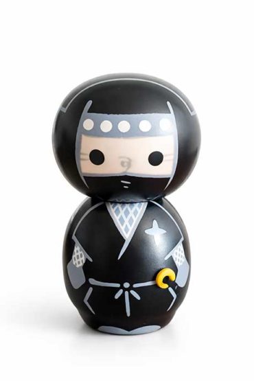 Kokeshi doll Ninja | Black