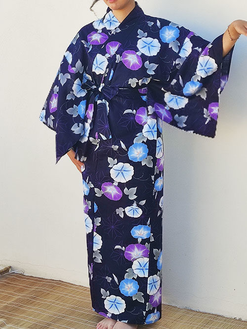 Ladie's-Yukata-Sakura Japanese kimono j-okini malta