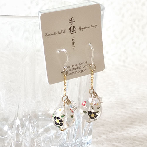temari earrings Japanese earrings kimono earrings j-okini malta