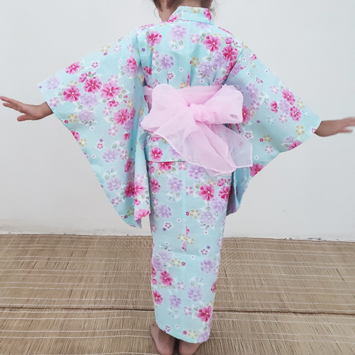 girl's yukata Japanese Kimono j-okini Malta