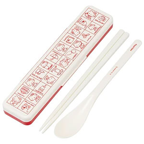 Hello Kitty Retro Spoon & Chopsticks set j-okini malta