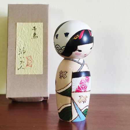 Japanese kokeshi doll Chidori j-okini Malta