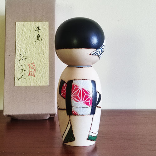 Japanese kokeshi doll Chidori j-okini Malta