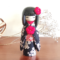 Japanese kokeshi doll Kyo bijin Kyoto Japan j-okini malta