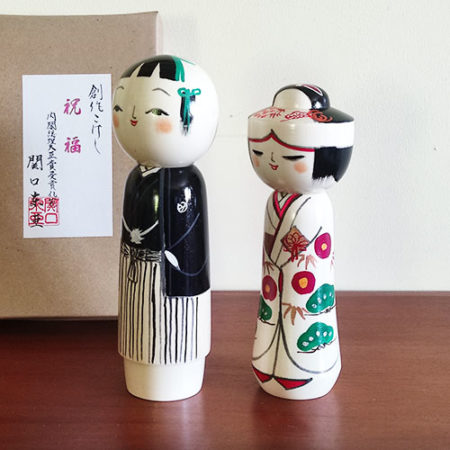 Japanese kokeshi doll shukufuku j-okini Malta