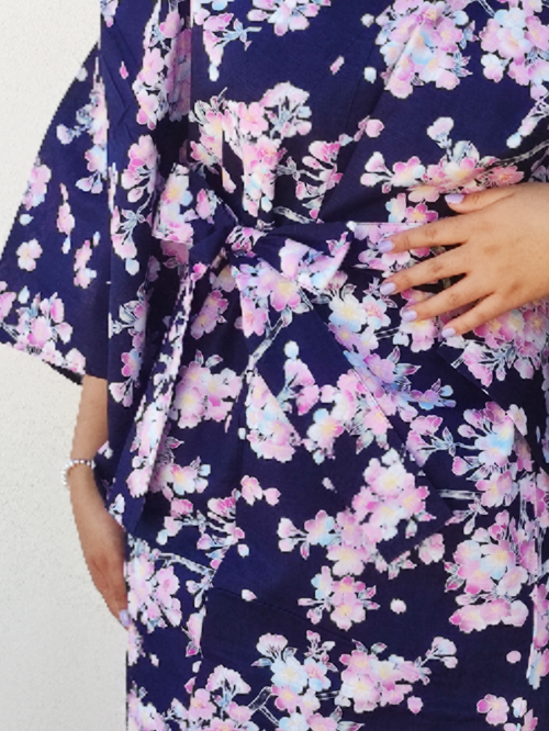 Ladie's-Yukata-Sakura Japanese kimono j-okini malta