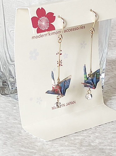 origami earring j-okini malta Japanese items j-okini malta